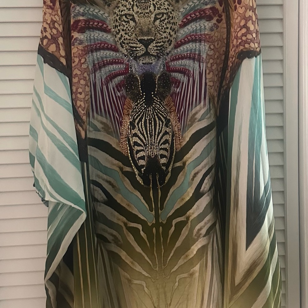 Camilla, Short Kaftan With Cuff - Picture 8 of 9